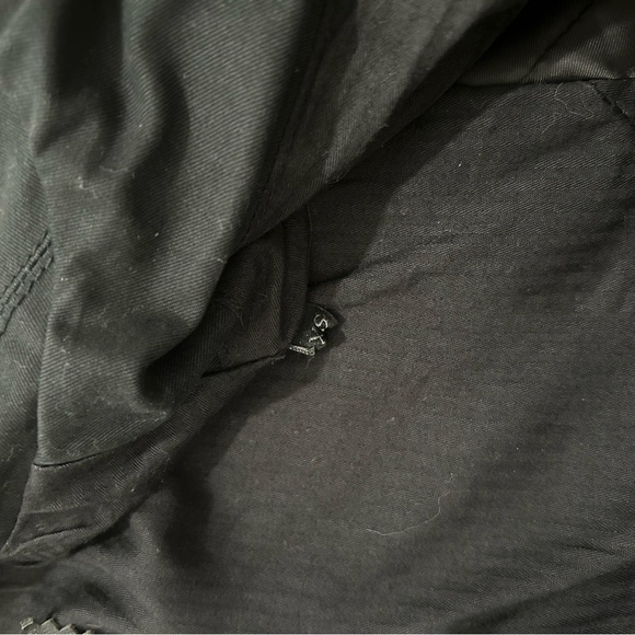 Diesel Black Leather Sleeved Moto Jacket - Picture 4 of 4